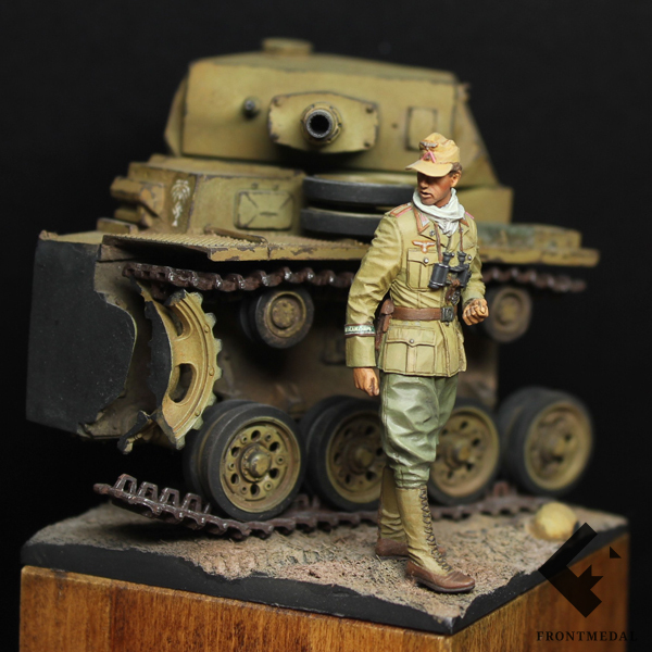 Офицер-танкист Немецкого Африканского корпуса (DAK)