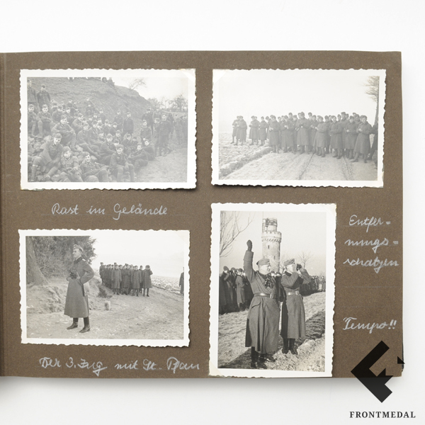 Фото-альбом с эмблемой лыжно-стрелковой дивизии Вермахта
