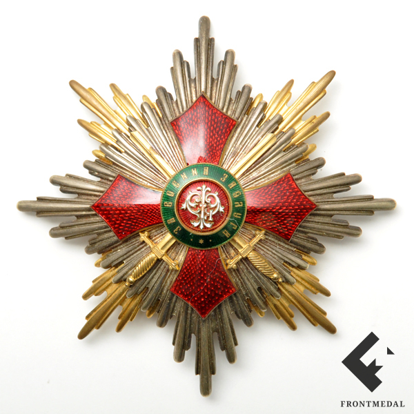 Нагрудная звезда ордена "За военные заслуги" (Болгария)