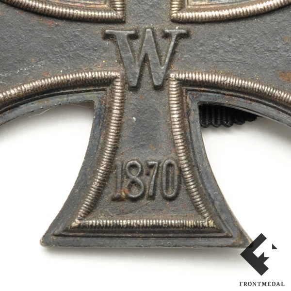 Железный крест 2 кл. обр. 1870 года с пристежкой "25 лет"