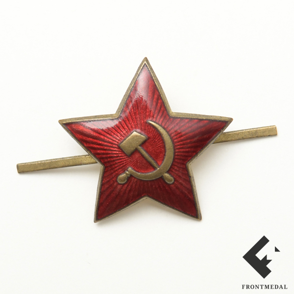 Эмблема "Красная звезда" на головной убор начальствующего состава