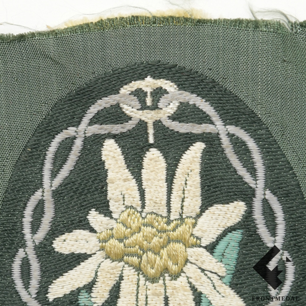 Тканая нашивка BeVo с изображением цветка Эдельвейс
