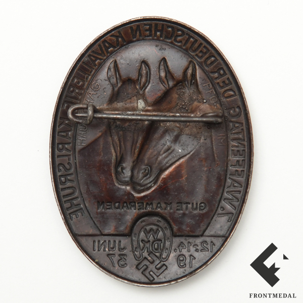 Значок "День немецкой кавалерии" (12-14 июня 1937 г.)
