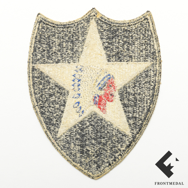 Большой нарукавный знак 2-й пехотной дивизии США периода ВМВ