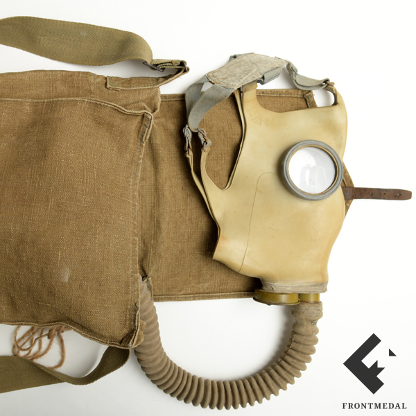 Противогаз с фильтром в сумке образца 1936 года из снаряжения РККА