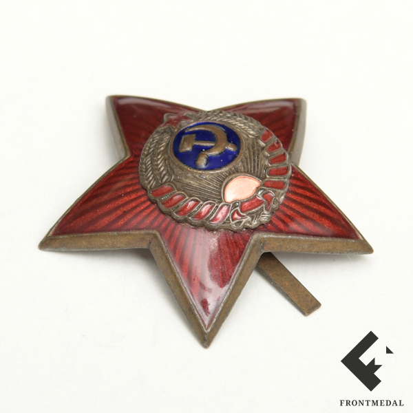 Эмблема Красная звезда для руководящего состава РКМ, 1936-46 гг.