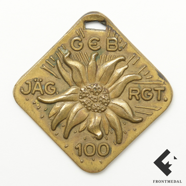 Памятный жетон "Geb.J&#228;g.Rgt.100"