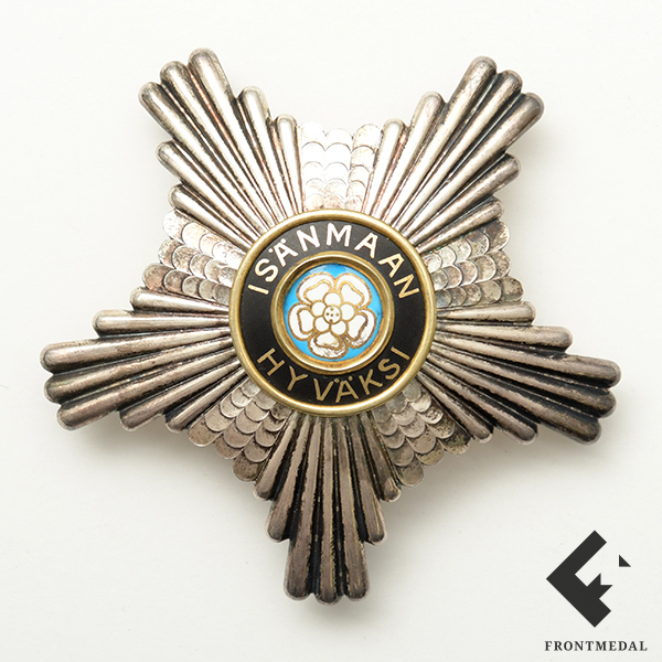 Командорский Знак ордена Финской Белой Розы 1-го класса со звездой