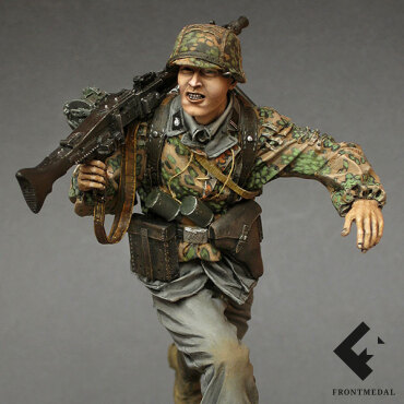 Пулеметчик дивизии СС "Мертвая голова" (Россия, весна 1942)