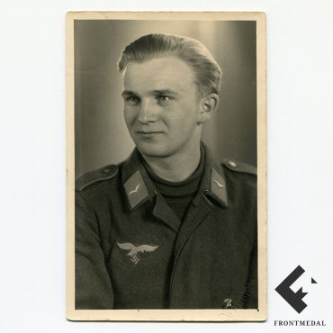 Фото военнослужащего зенитной артиллерии Люфтваффе, 1943 год