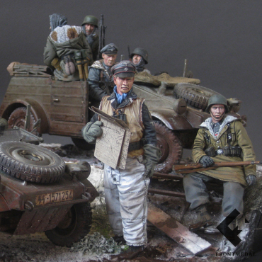 Диорама "Рекогносцировка" (Харьков, Украина, 1943 г.)