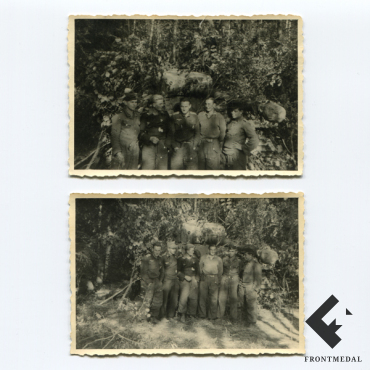 Два фото с танком Т-5 "Пантера" дивизии "Великая Германия"