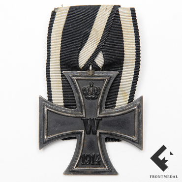 Железный крест 2 кл. образца 1914 года на одиночной колодке