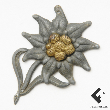 Эдельвейс на кепи горнострелковых частей (клеймо G.B. 40)