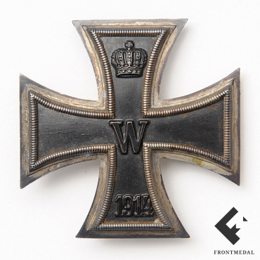 Железный крест 1 кл. обр. 1914 года из серебра 800-й пробы