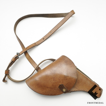 Кобура с плечевым ремнём для револьвера системы Наган