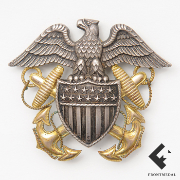 Кокарда на фуражку для командного состава ВМФ США