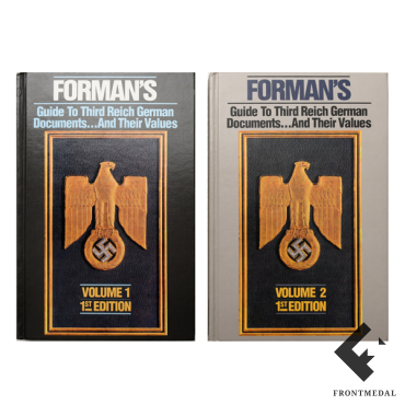 Каталог Фомана "Гид по наградным документам Третьего рейха", 2 тома