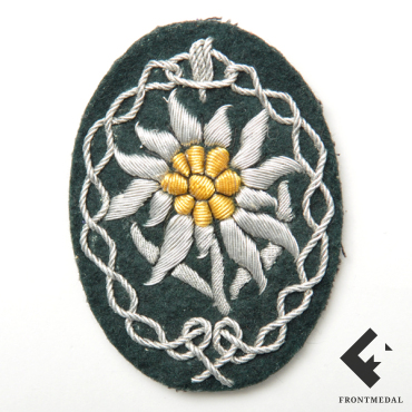 Эмблема на китель офицера Вермахта - Эдельвейс