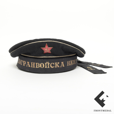 Фуражка-безкозырка с лентой "ПОГРАНВОЙСКА НКВД" обр. 1939 г.