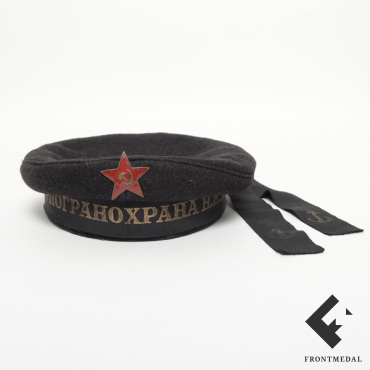 Фуражка-безкозырка "МОРПОГРАНОХРАНА Н.К.В.Д." обр. 1921 г.