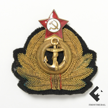 Краб на фуражу комсостава РККФ обр. 1940 года