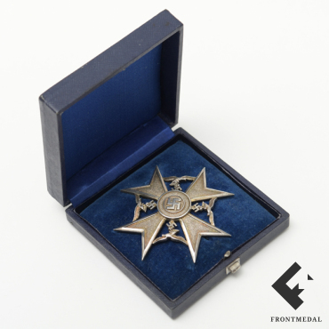 Испанский крест в серебре без мечей в футляре из каталога Ниманна