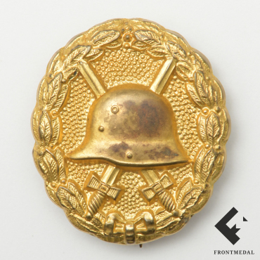 Золотой знак За ранение для военнослужащих армии образца 1918 г.