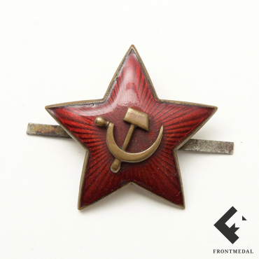 Эмблема "Красная звезда" для начальствующего и командного состава