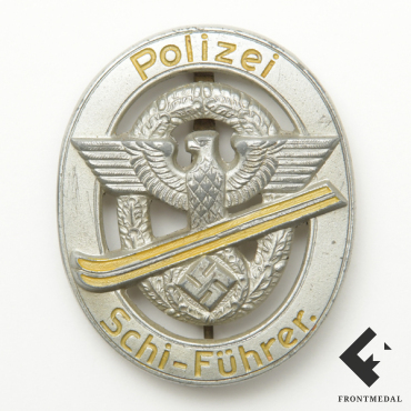 Служебный знак "Полицейский лыжный инструктор" (Polizei Schi-Fuhrer)