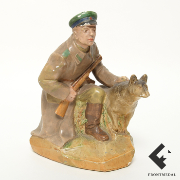 Гипсовая статуэтка Пограничник, серия "Герои войны 1941-1945"