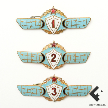 Знаки классного оператора РТВ для генералов и офицеров, 1956 - 61 гг.