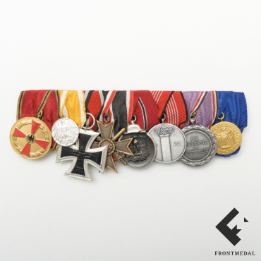 8-ми местная орденская колодка с наградами образца 1957 года