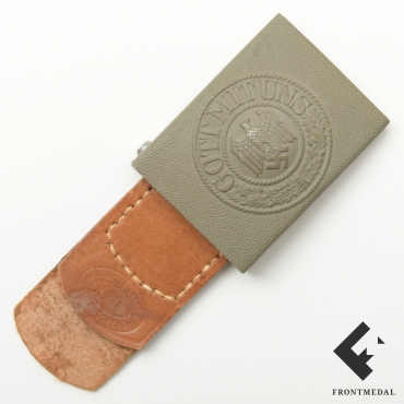 Алюминиевая пряжка рядового состава пехоты Вермахта (клеймо FLL)