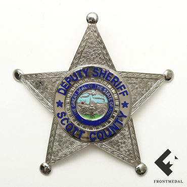 Звезда заместителя Шерифа "DEPUTY SHERIFF SCOTT COUNTY" (США)