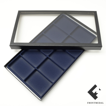 Багет фомата А4+ с ячейками (10 ячеек, синий цвет)