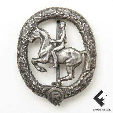 Знак Общества верховой езды 2 ст. из чистого серебра (клеймо 990)