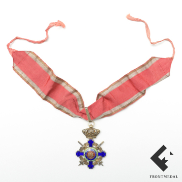 Рыцарский крест Ордена Звезды Румынии с мечами на ленте