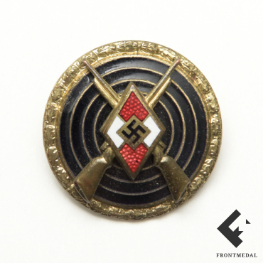 Знак За меткую стрельбу для Гитлерюгенда в золоте (RZM M1/63)