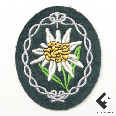 Нарукавная нашивка горных стрелков Вермахта - Эдельвейс