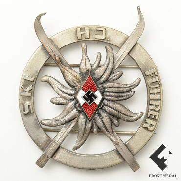 Знак "Лыжный инструктор Гитлерюгенда" (HJ Skiführerabzeichen), 1933 г.