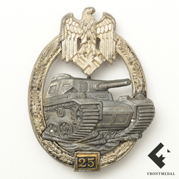 Знак за 25 дней танковых боев в серебре (C.E. Juncker)