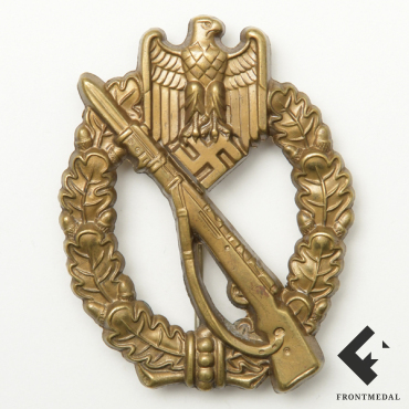 Пехотный штурмовой знак в бронзе