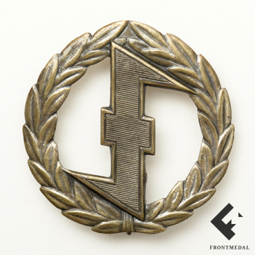 Голландский военно-спортивный знак в серебре, 1941 год