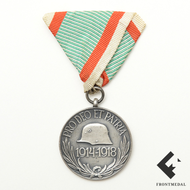 Медаль памяти Первой Мировой войны на треугольной колодке