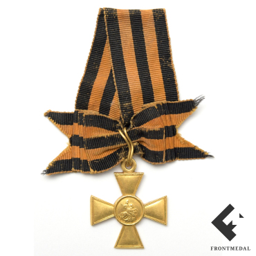 Георгиевский крест 1 ст. № 4549 в оригинальной монтировке