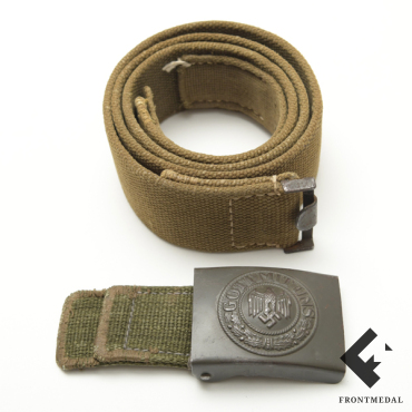 Брезентовый ремень с пряжкой сухопутных сил Германии