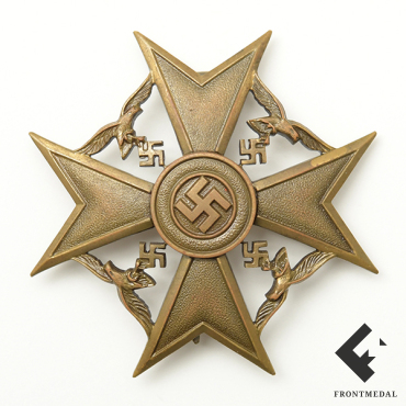 Испанский крест в бронзе без мечей (Godet & Co.)