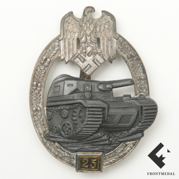 Знак 25 дней танковых боев в серебре (Josef Feix & Sohne)