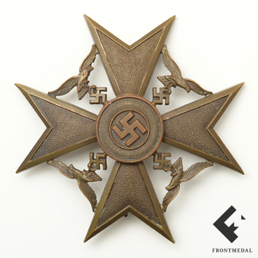 Испанский крест в бронзе без мечей (клеймо L/16)